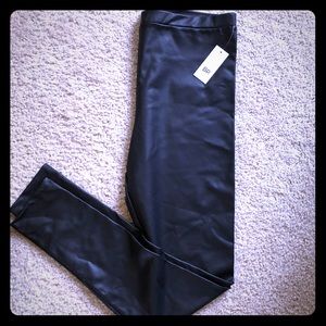 Faux Leather Pants